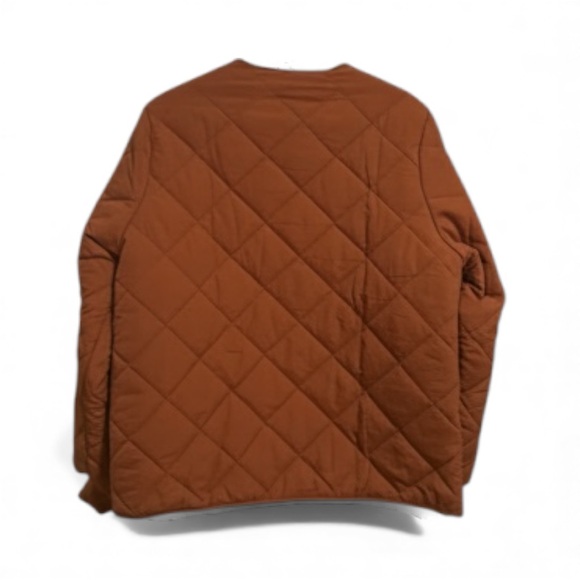 Quilted Brown Utility Jacket - Picture 6 of 6